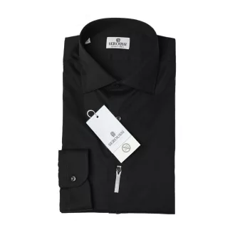 camasa barbati neagra bumbac non iron