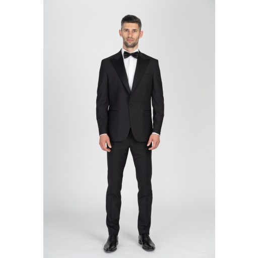 sacou smoking barbati negru clasic