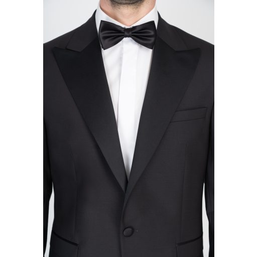 sacou smoking barbati negru clasic