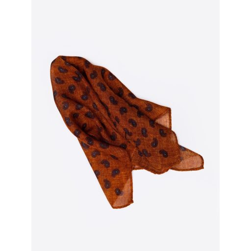 Batista portocalie cu print