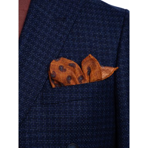 Batista portocalie cu print