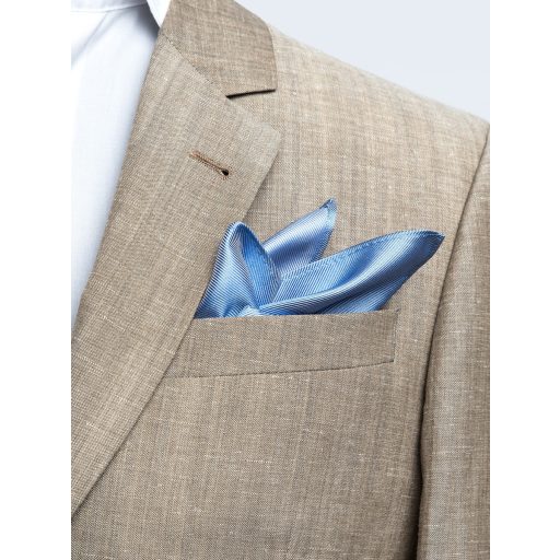 batista de buzunar albastru deschis bleu