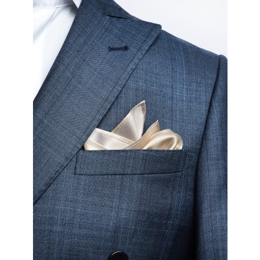 batista de buzunar bej matase