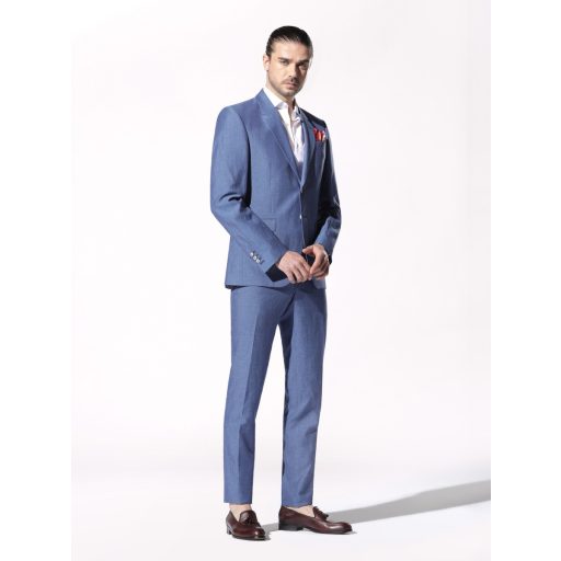 costum barbati albastru