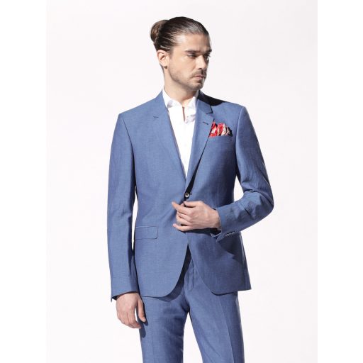 costum barbati albastru