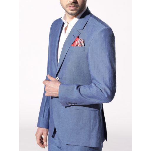 costum barbati albastru