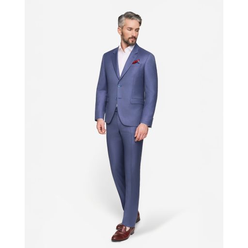 costum business barbati albastru