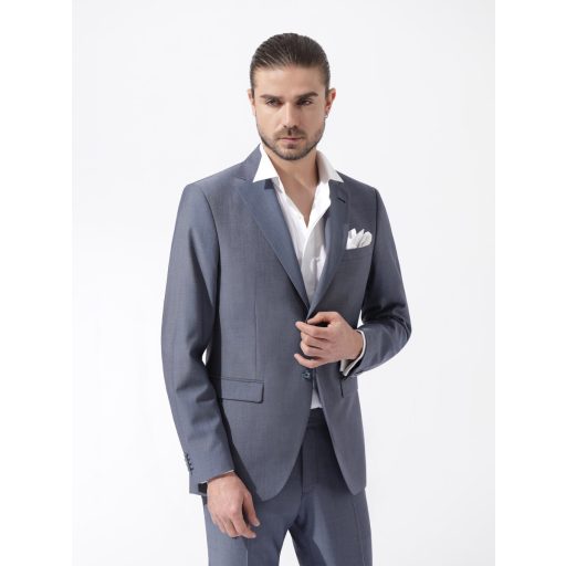 costum albastru barbati