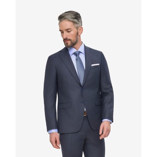 Costum bleumarin lana Super 110’S