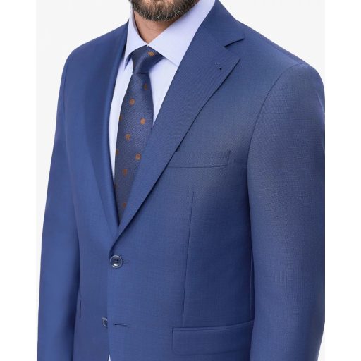 costum barbati business albastru