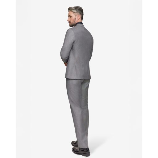 Costum gri lana Super 110’S