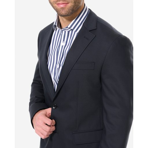 costum bleumarin barbati din bumbac elastic