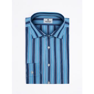 camasa barbati albastra cu dungi