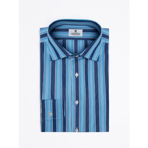 camasa barbati albastra cu dungi