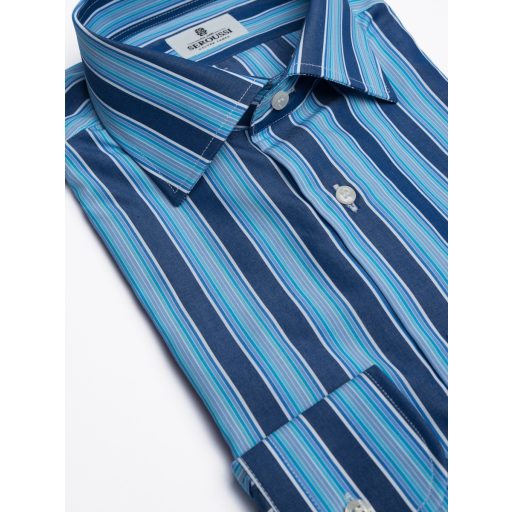 camasa barbati albastra cu dungi