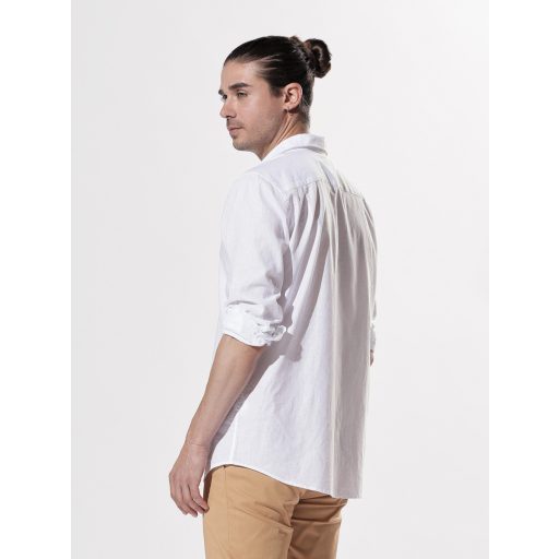 camasa alba barbati bumbac si in