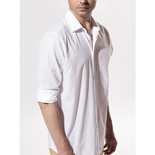 camasa alba barbati bumbac si in