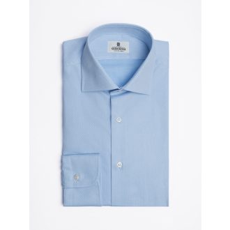 camasa barbati albastra inchis cu microdesign