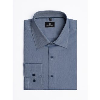 camasa barbati bleumarin cu microdesign