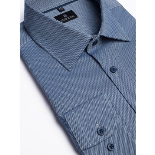 camasa barbati bleumarin cu microdesign