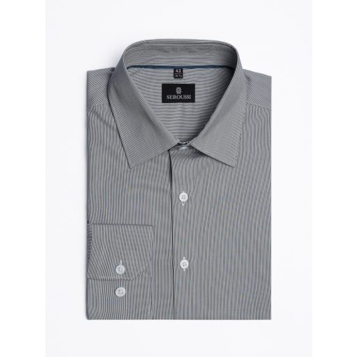 camasa barbati gri cu dungi