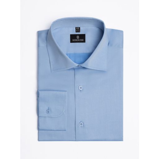 camasa barbati albastra bumbac non iron