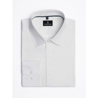 camasa alba slim fit barbati