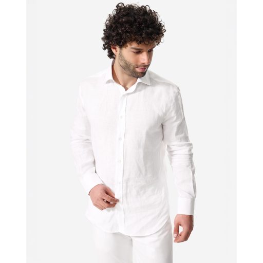 camasa alba in barbati