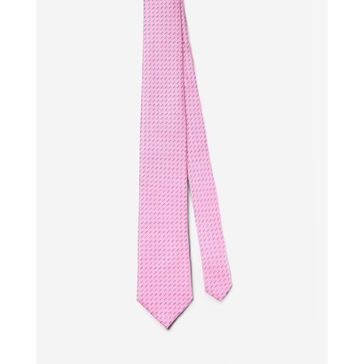 cravata roz cu desen barbati