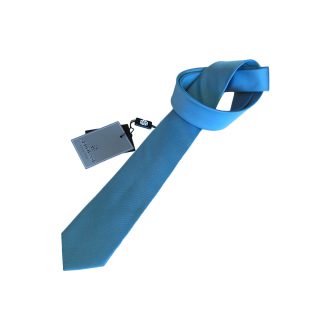 cravata albastra barbati matase