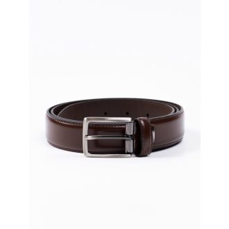 Curea clasica maro inchis din piele
