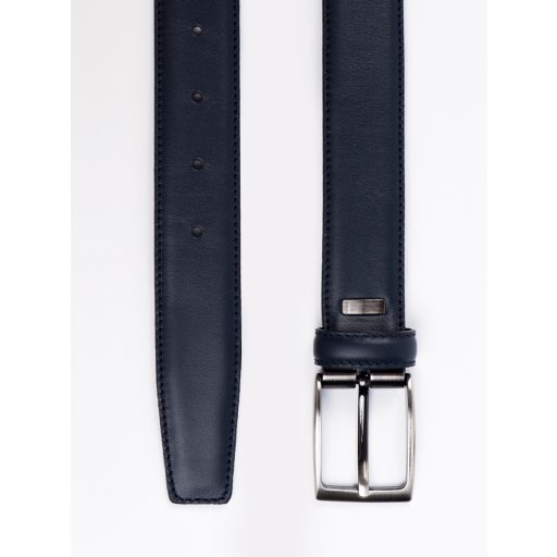 curea piele barbati albastra