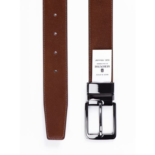 Curea reversibila negra-maro din piele