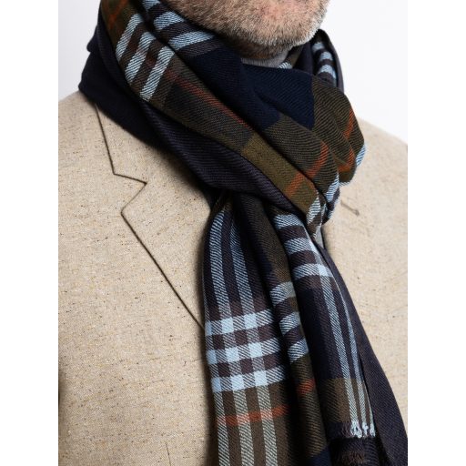 Esarfa verde-albastra