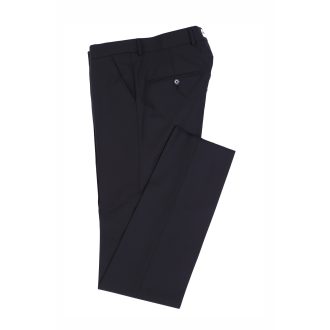 Pantaloni SLIM solid wool stretch black