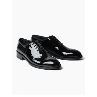 Pantofi Oxford de ceremonie lac negri