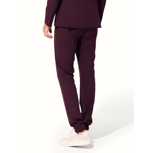 pantaloni tehnici burgundy barbati