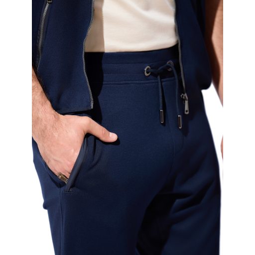 pantaloni jogger albastri barbati