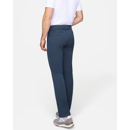 pantaloni barbati bleumarin amestec bumbac
