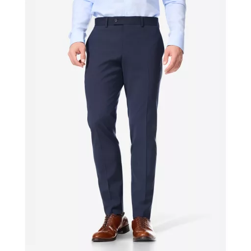Pantaloni PIMAP solid wool stretch navy