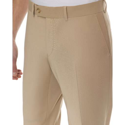 pantaloni bej barbati slim fit