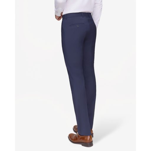 pantaloni barbati eleganti clasici bleumarin
