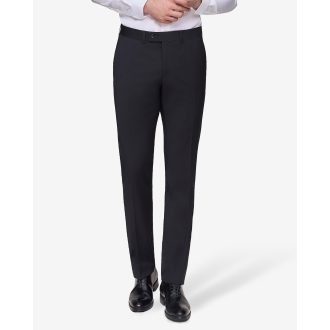 Pantaloni negri lavabili wool stretch