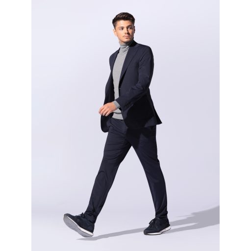 pantaloni tehnici albastru inchis elastici