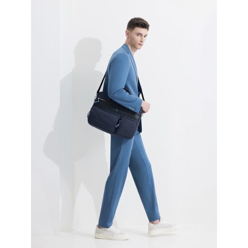 pantaloni tehnici bleu barbati