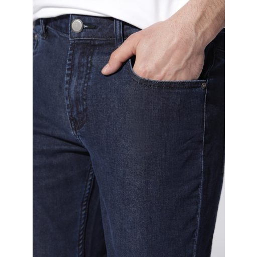 jeans albastru inchis barbati