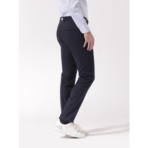 pantaloni bleumarin barbati lana stretch