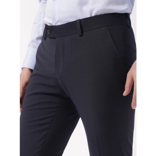 pantaloni bleumarin barbati lana stretch