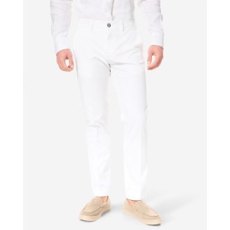 pantaloni chino barbati albi