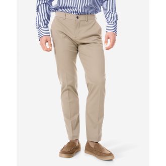 PANTALONI CHINO BEJ DIN BUMBAC STRETCH